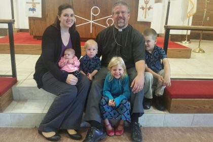 Rev Micah Wildauer and family